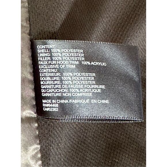 Nautica Men’s Big & Tall Blue Commuter parka Faux-Fur Trimmed Hood Size 2X - Picture 8 of 15